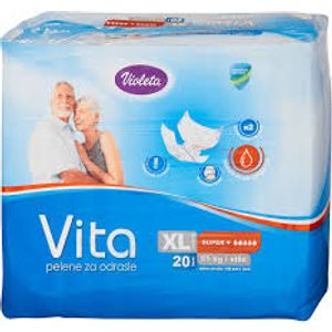 Violeta Vita pelene za inkontinenciju XL Super+ 20 kom