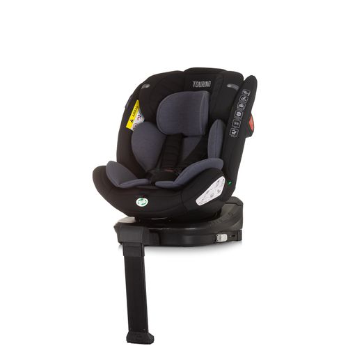 Chipolino autosjedalica I-SIZE 40-150 cm ISOFIX 360 "TOURINO" obsidian slika 2