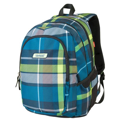 Target ruksak 3 Zip classic check green slika 1