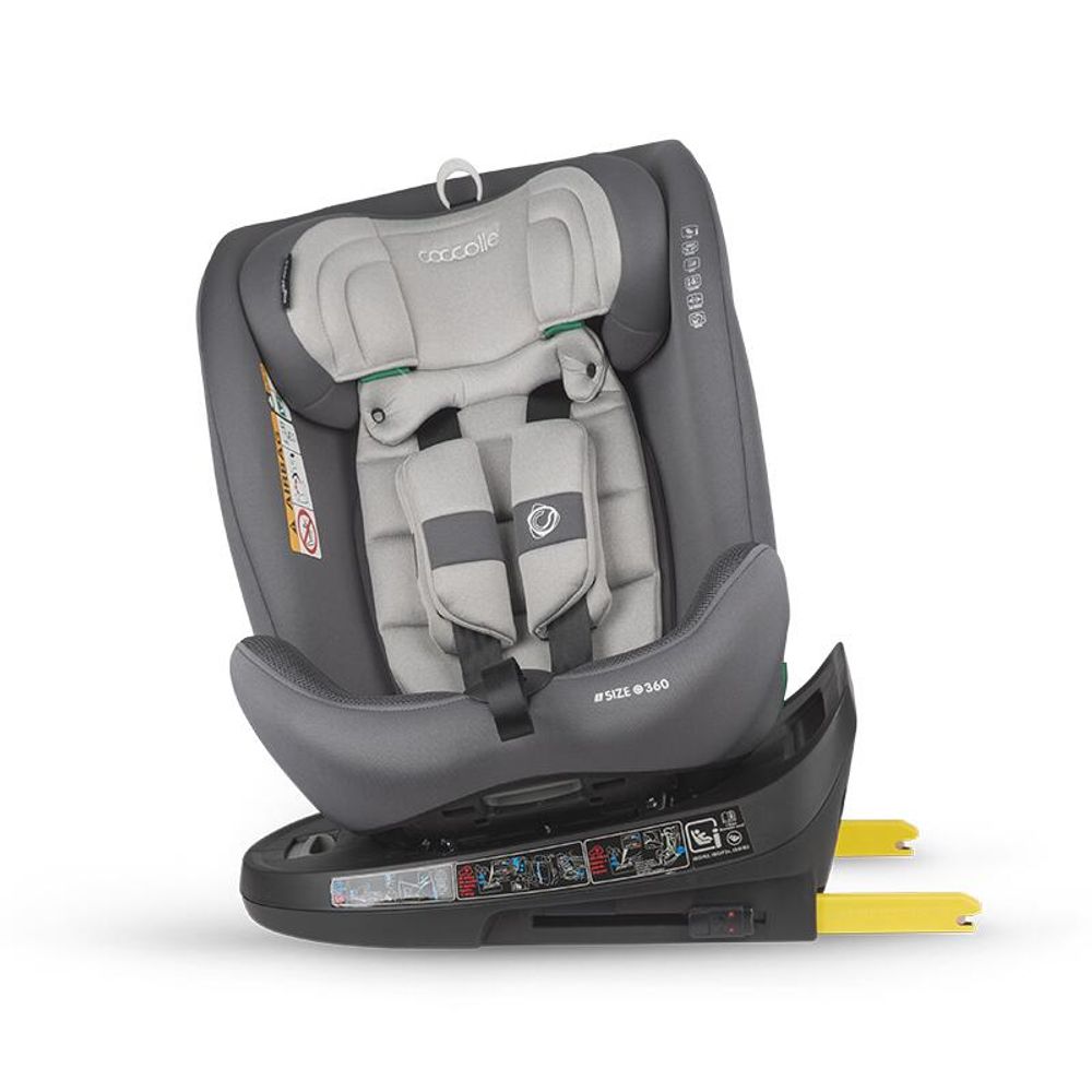 Coccolle® Autosjedalica Nova iSize 360° 40-150cm Isofix, Moonlit Grey slika 7