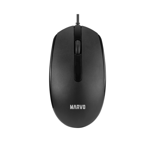 MARVO OFFICE MS003 BK WIRED MOUSE slika 1