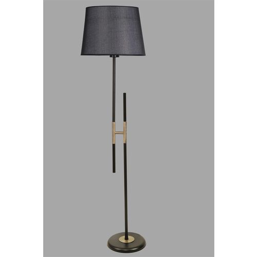 Felix Siyah Lambader Pramit Hasır Siyah Abajurlu Black Floor Lamp slika 3