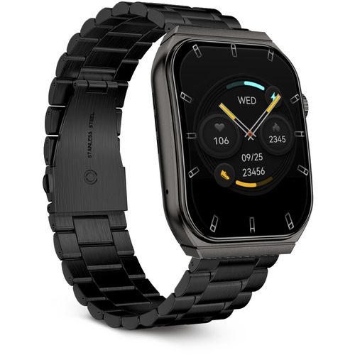 KSIX, smartwatch Olympo, AMOLED 1,96” zaslon, 2 remena, 5 dana aut., crni slika 8