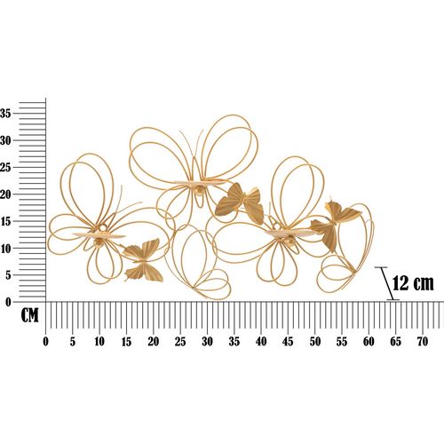 Mauro Ferretti Zidni svijećnjak leptir cm 61x12x34 slika 6