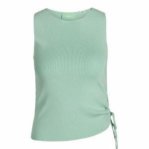 Ženski Tanktop Jack & Jones Jxdahlia Top Knit - Zelena