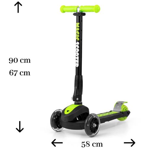 Milly Mally romobil na 3 kotača Scooter Magic zeleni slika 2