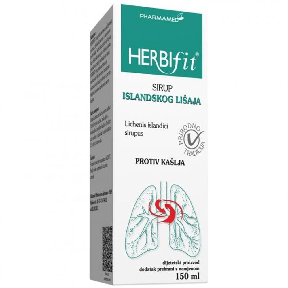 HERBIFIT SIRUP ISLANDSKI LIŠAJA 200ML slika 1