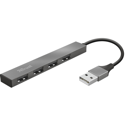 Adapter TRUST Halyx USB hub sa 4xUSB porta sivi slika 1