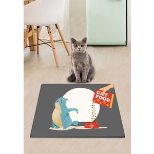 Cats Food Multicolor Cat Litter Mat