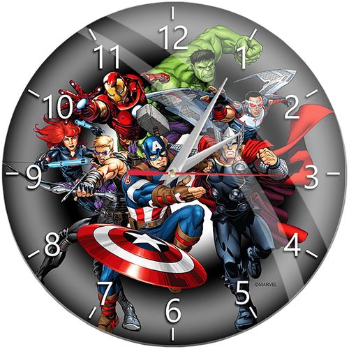Marvel Wall Clock Glossy Avengers 003 - Wall Clock Glossy Avengers 003 slika 1