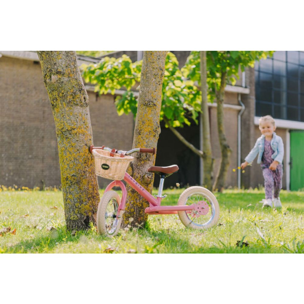 TRYBIKE Balans bicikl 2u1 Steel, Vintage Pink Matt slika 8