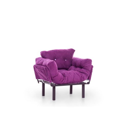 Atelier Del Sofa Fotelja, Ljubičasta, Nitta Single - Purple slika 4