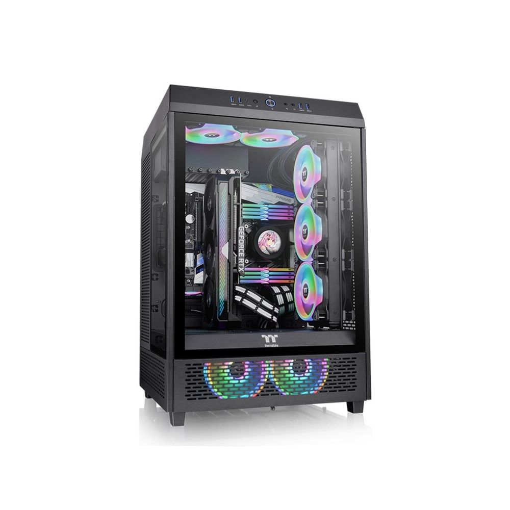 Thermaltake The Tower 500 Mid tower case, TG, 2x Standard 120mm fan slika 1