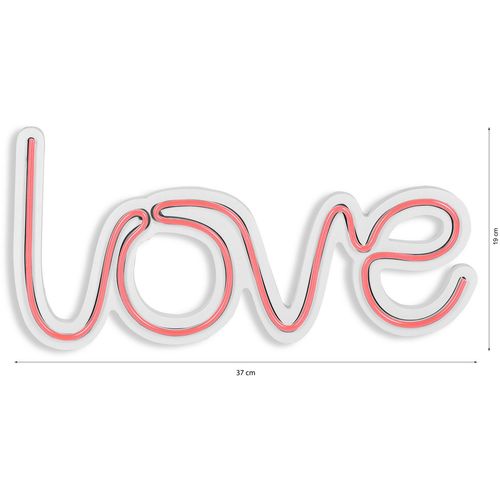 Love - Pink Pink Decorative Plastic Led Lighting slika 9