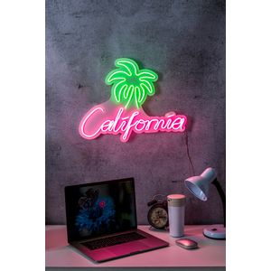 Wallity Ukrasna plastična LED rasvjeta, California - Pink