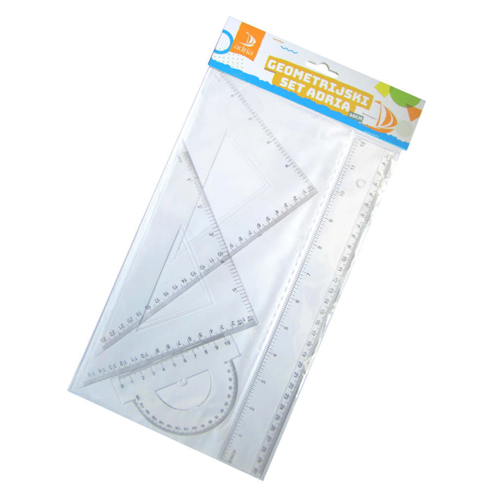 Adria 0052 Geometrijski Set 30cm slika 1