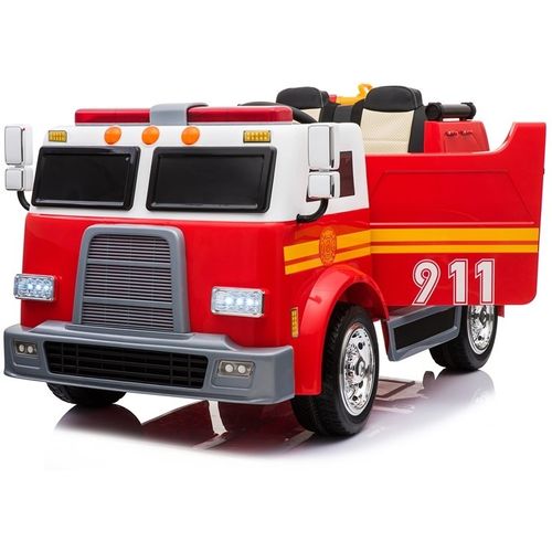 Vatrogasni kamion na akumulator Fireman - crveni slika 8