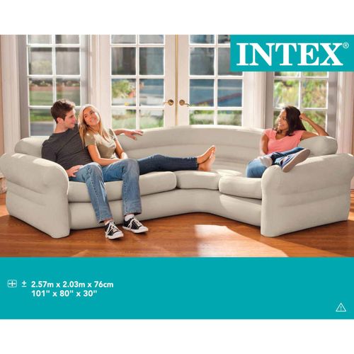 Intex Kutna Sofa / Kauč na Napuhavanje 257x203x76 cm 68575NP slika 8