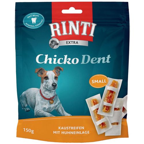 RINTI EXTRA CHICKO DENT Medium, poslastice za pse, trakice za žvakanje s pilećim fileom, 150 g  slika 1