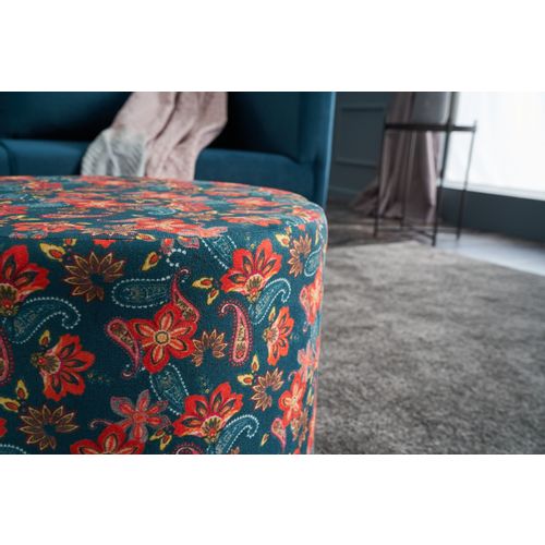 Nergis Puf Silindir Multicolor Pouffe slika 2