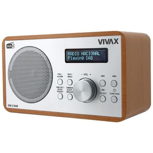 VIVAX VOX RADIO DW-2 DAB BROWN slika 1