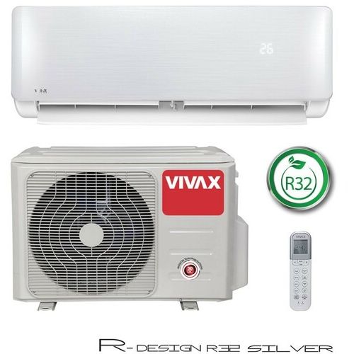 Vivax ACP-12CH35AERI+ SILVER, Inverter klima uređaj, 12000 BTU, WiFi ready, Grejač spoljne jedinice, Srebrna boja slika 4