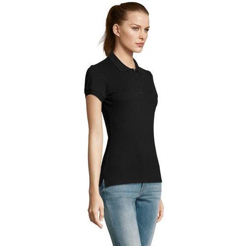 PASSION ženska polo majica sa kratkim rukavima - Crna, XL  slika 3