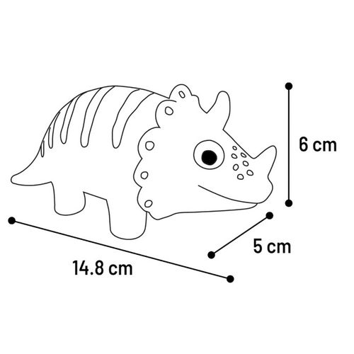 LATEX DINO S - Igračka za pse slika 5