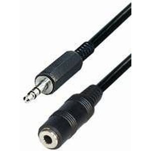 Transmedia Connecting Cable 3,5mm plug-jack 1m