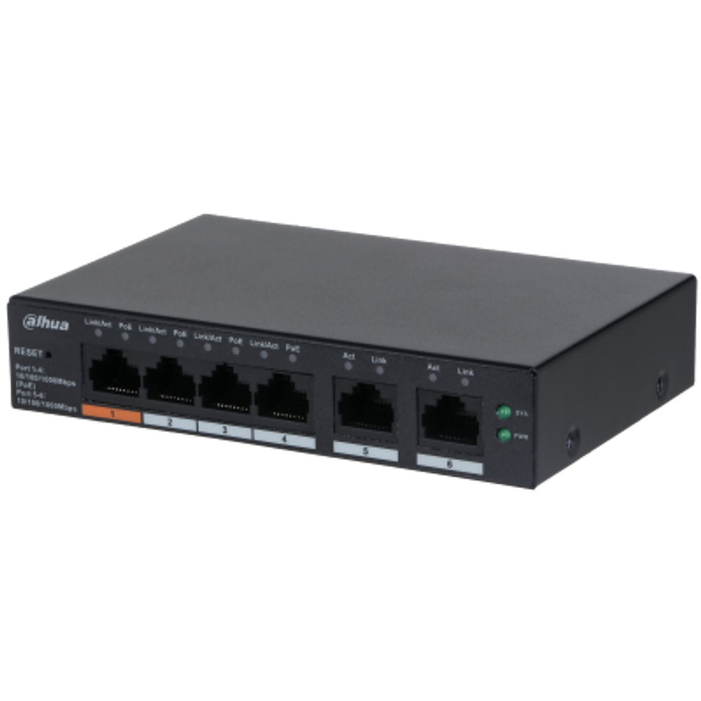 Dahua switch PoE 4-portni (4+2) cloud upavljivi gigabitni CS4006-4GT-60 slika 1