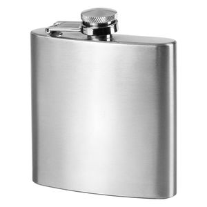 BRANDY 6,metalna pljoska u poklon kutiji,silver