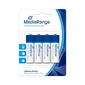MediaRange AA BATERIJE(LR06) 1,5V alkalne 4/1, MRBAT104