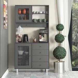 Višenamjenska ormarica "Grano 96" - boja: Kavkaska hrast