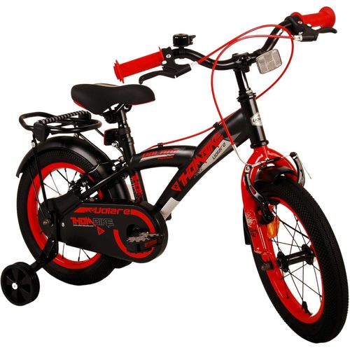 Dječji bicikl s dvije ručne kočnice Volare Thombike 14" crno-crveni slika 3