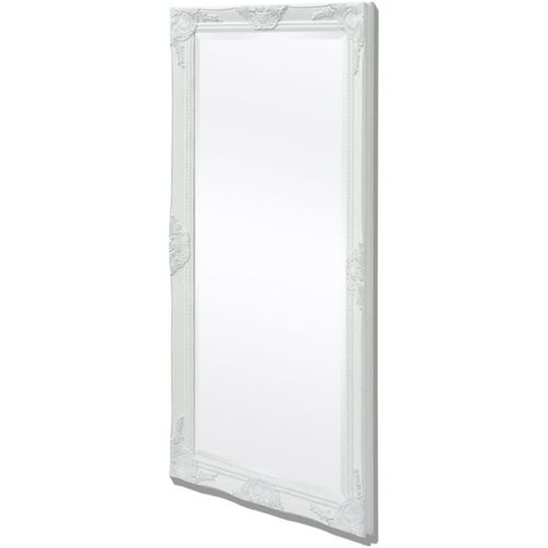 Zidno Ogledalo Barokni stil 120x60 cm Bijela boja slika 48