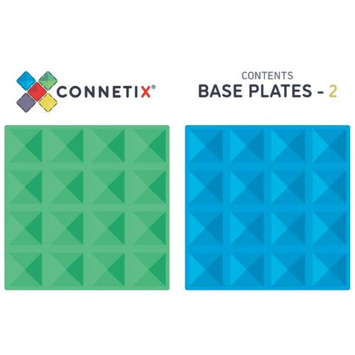 Connetix Magnetni konstruktor Rainbow Blue & Green Base plate 2 dela slika 5