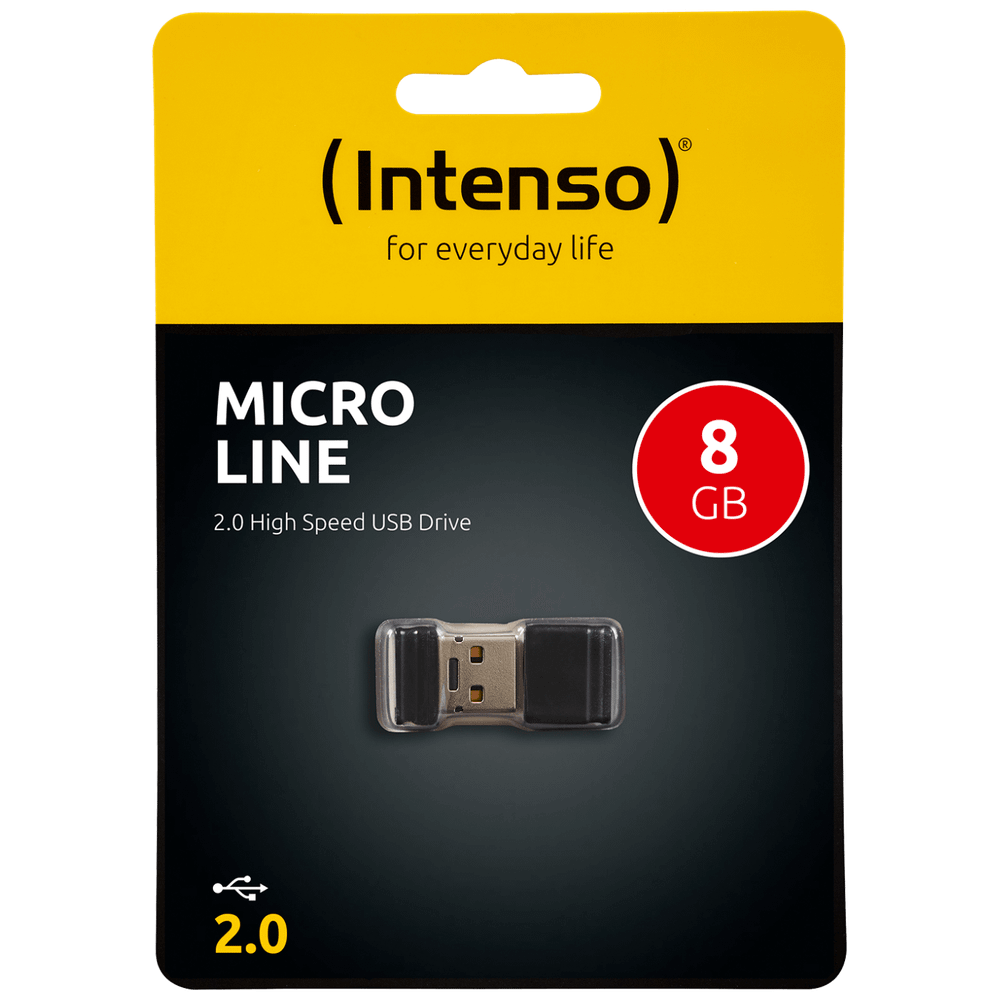 (Intenso) USB Flash drive 8GB Hi-Speed USB 2.0, Micro Line - ML8 slika 1