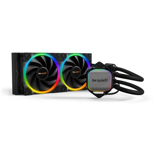 be quiet! BW013 PURE LOOP 2 FX, 240mm [with LGA-1700 Mounting Kit], Doubly decoupled pump, Very quiet Pure Wings 2 PWM fans 120mm, Unmistakable design with ARGB LED and aluminum-style, Intel and AMD slika 1