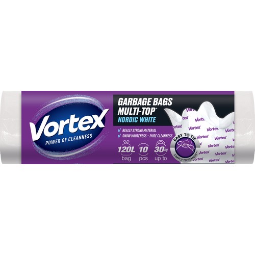 Vortex Nordic white vreće za smeće 120 litara 10kom slika 1