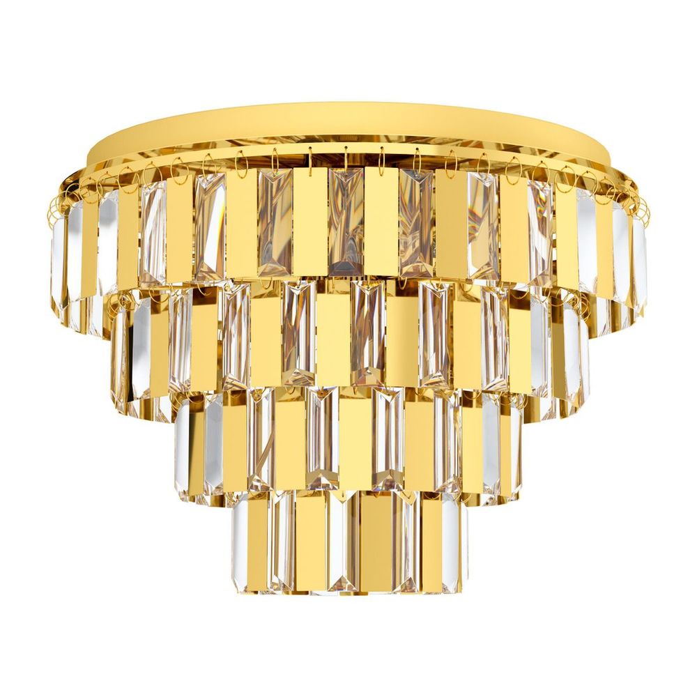 Eglo Erseka Stropna Lampa - 7 E14, Promjer 485 mm, Mješavina Mesinga i Kristala slika 1