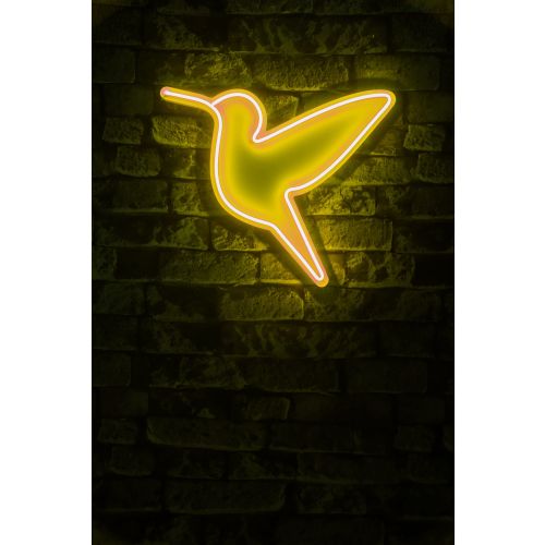 Wallity Ukrasna plastična LED rasvjeta, Little Bird - Yellow slika 10