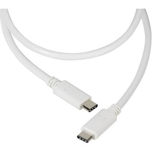 Vivanco USB kabel USB 2.0 USB-C® utikač, USB-C® utikač 1.20 m bijela  37561