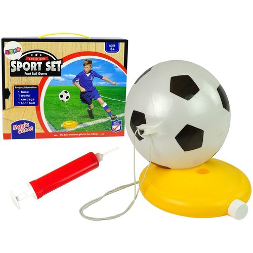 Nogometna lopta na žici s pumpom slika 1