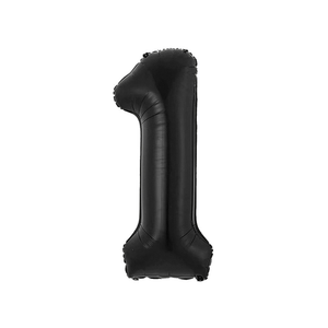 CH-B8C1 Folijski balon Matt Crni 1, 85 cm