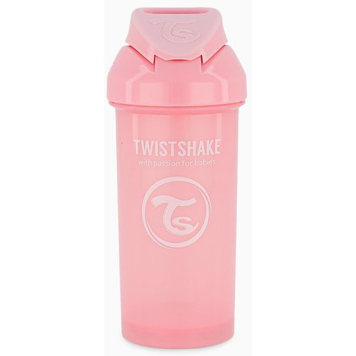 Twistshake bočica sa slamkom 360ml 6+m Pastel Pink slika 2