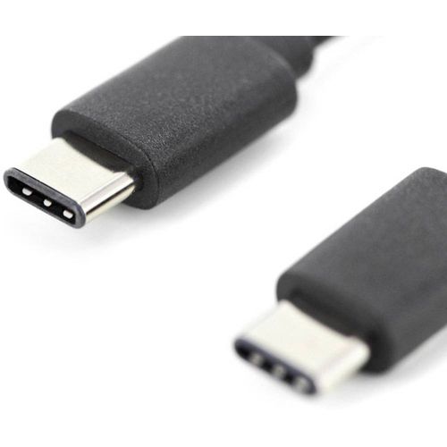 Digitus USB kabel USB 2.0 USB-C® utikač, USB-C® utikač 1.00 m crna sa zaštitom AK-300155-010-S slika 2