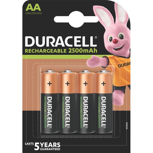 Duracell baterije DURAL PUNJIVA AA K4 2500 MAH slika 1