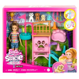 Barbie Stacie to the Rescue Puppu Playground playset + doll