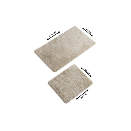 Colors of - Bone White Bone White Acrylic Bathmat Set (2 Pieces) slika 4