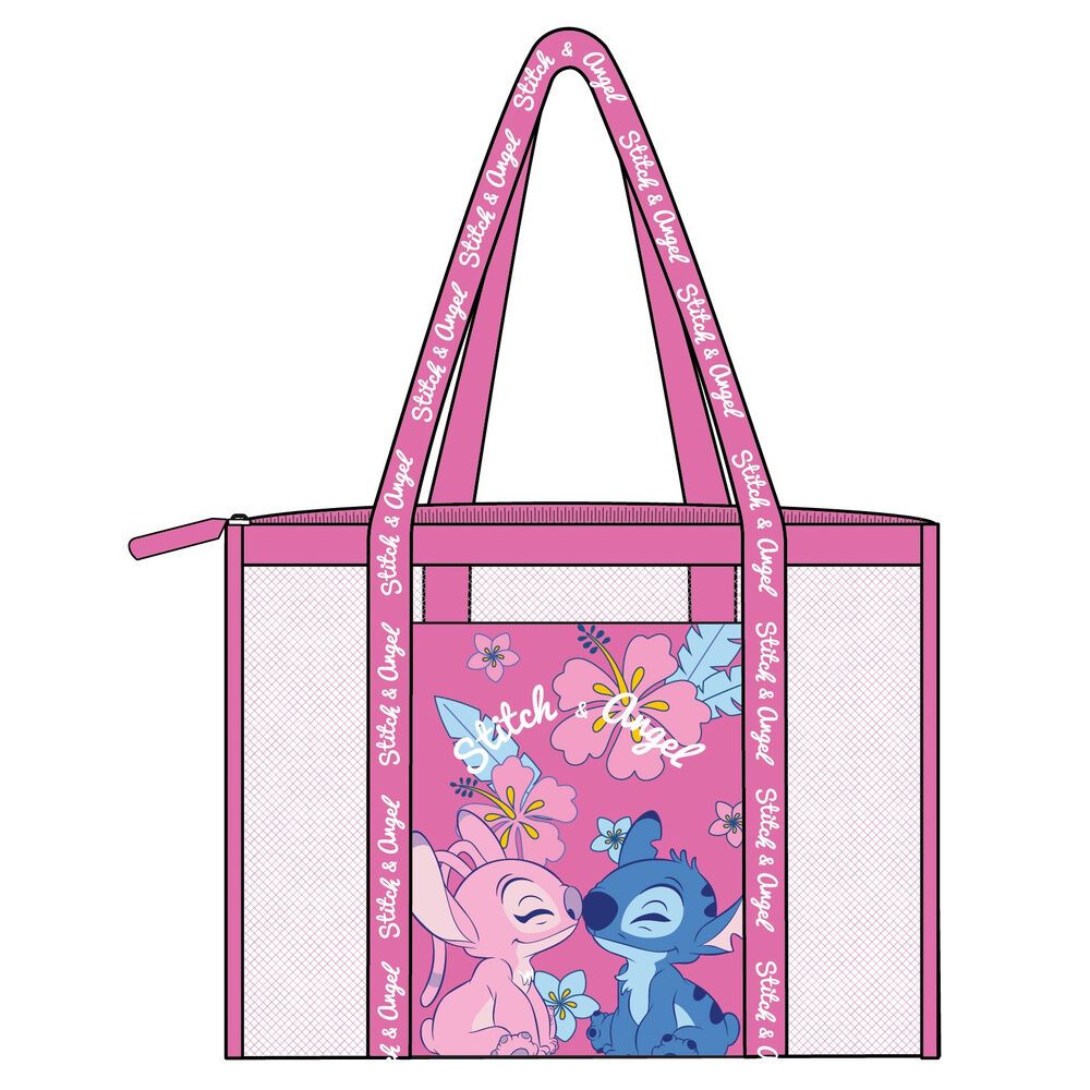 Angel & Stitch Disney torba za plažu od mreže slika 1